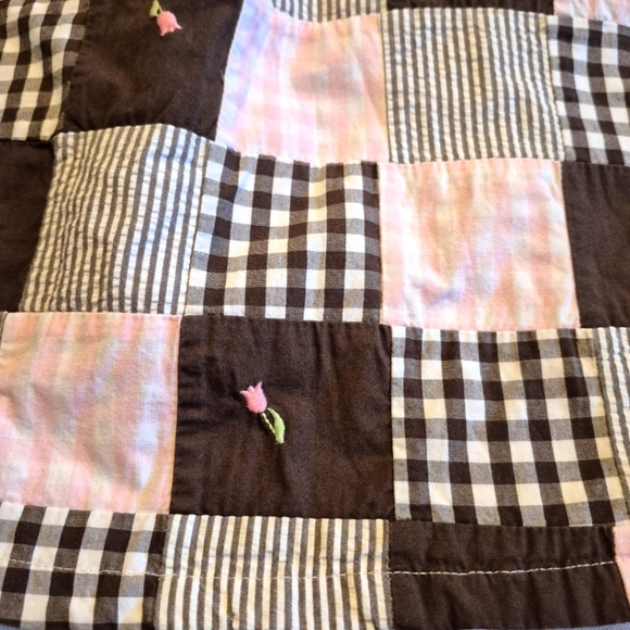 Gymboree girls size 2T Tulip Garden line patchwork sleeveless dress EUC - Picture 2 of 6